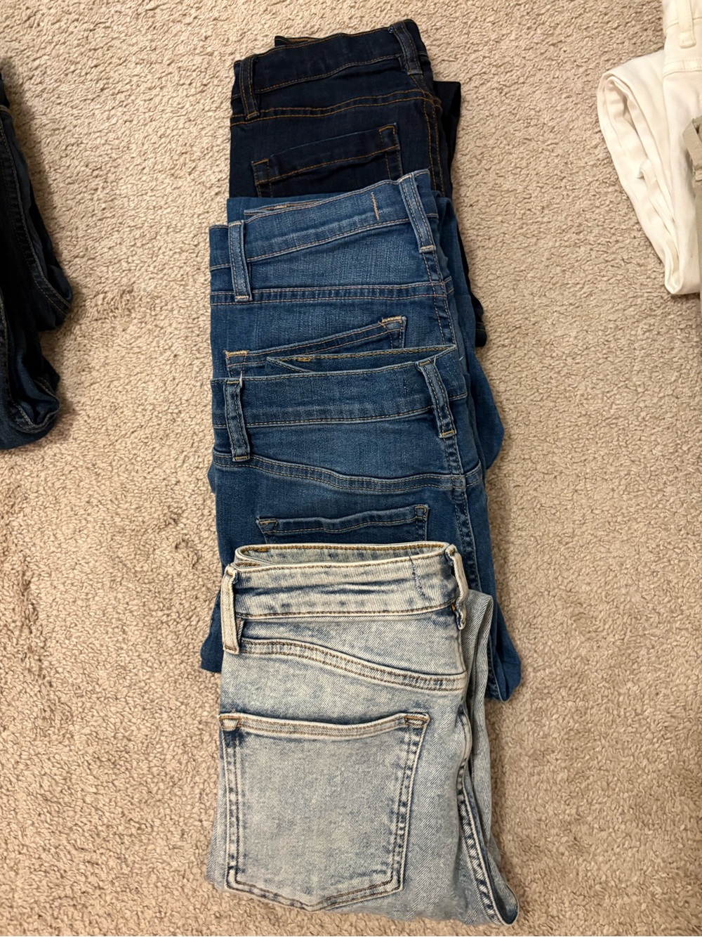Lot of any 3 FREE PEOPLE JEANS available in my closet